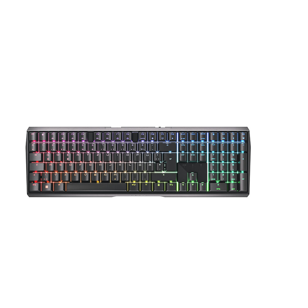 CHERRY XTRFY MX 3.0S Wireless Tastatur RGB DE MX Rot schwarz