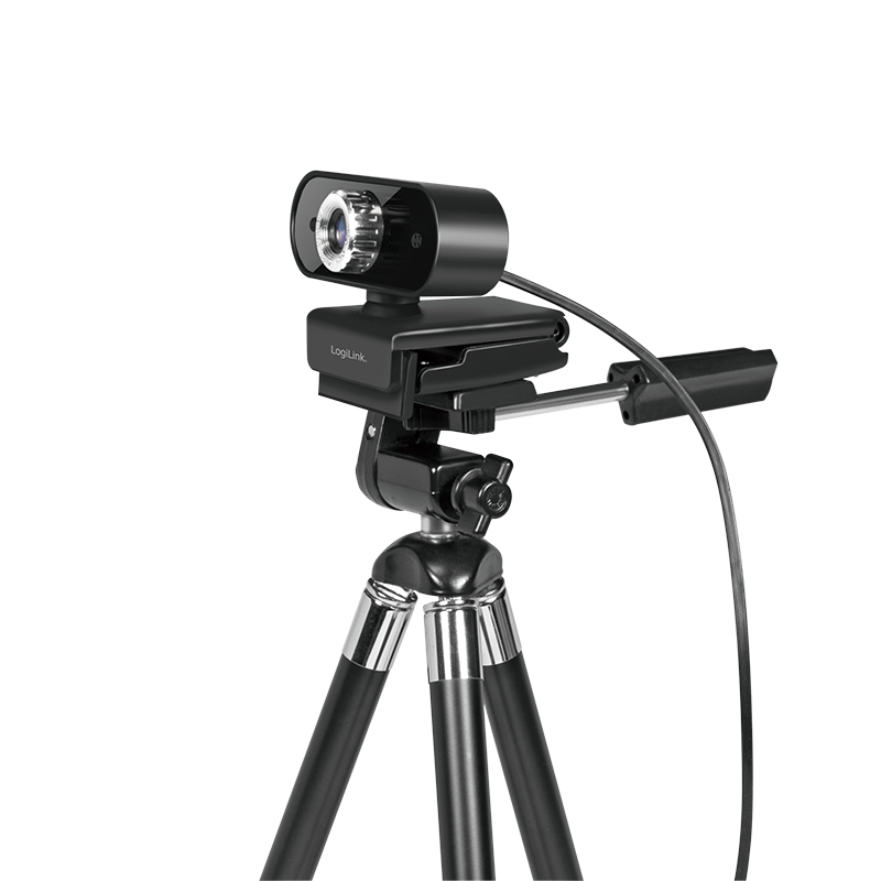 Logilink Webcam 1080p FHD Webcam + Mikrofon schwarz