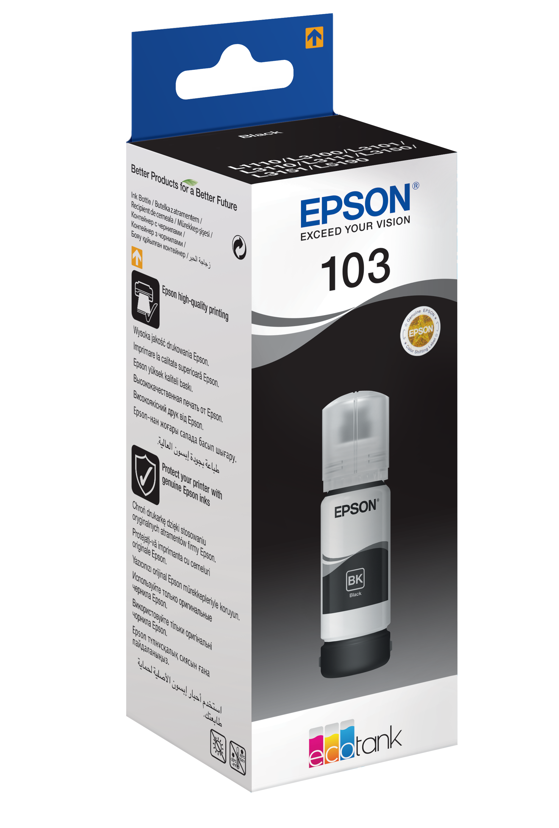 EPSON 103/T00S1 schwarz Tintenflasche