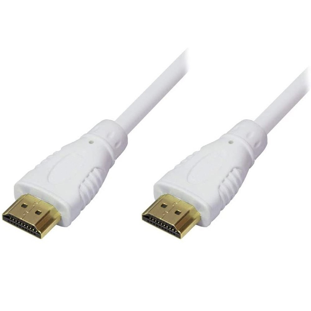 TECHLY HDMI Kabel A M/M high speed 5m weiss