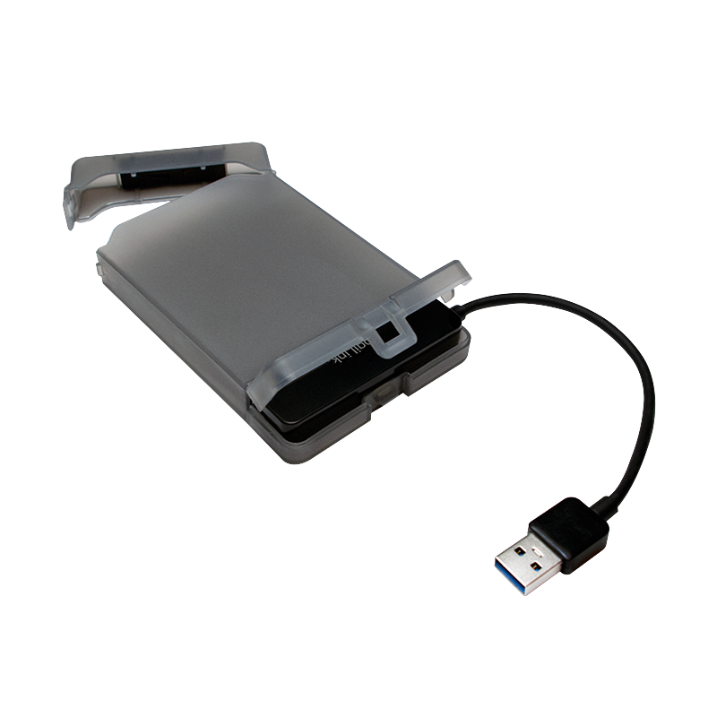 Logilink Adapter USB 3.0 auf 2,5 SATA mit Schutzhülle,schw.