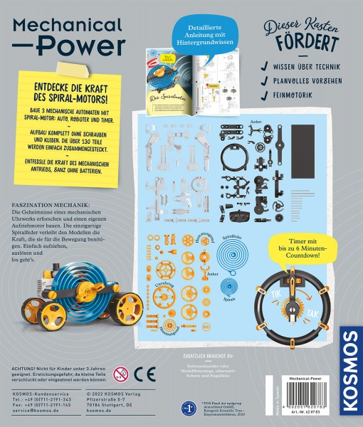 Mechanical Power, Experimentierkasten