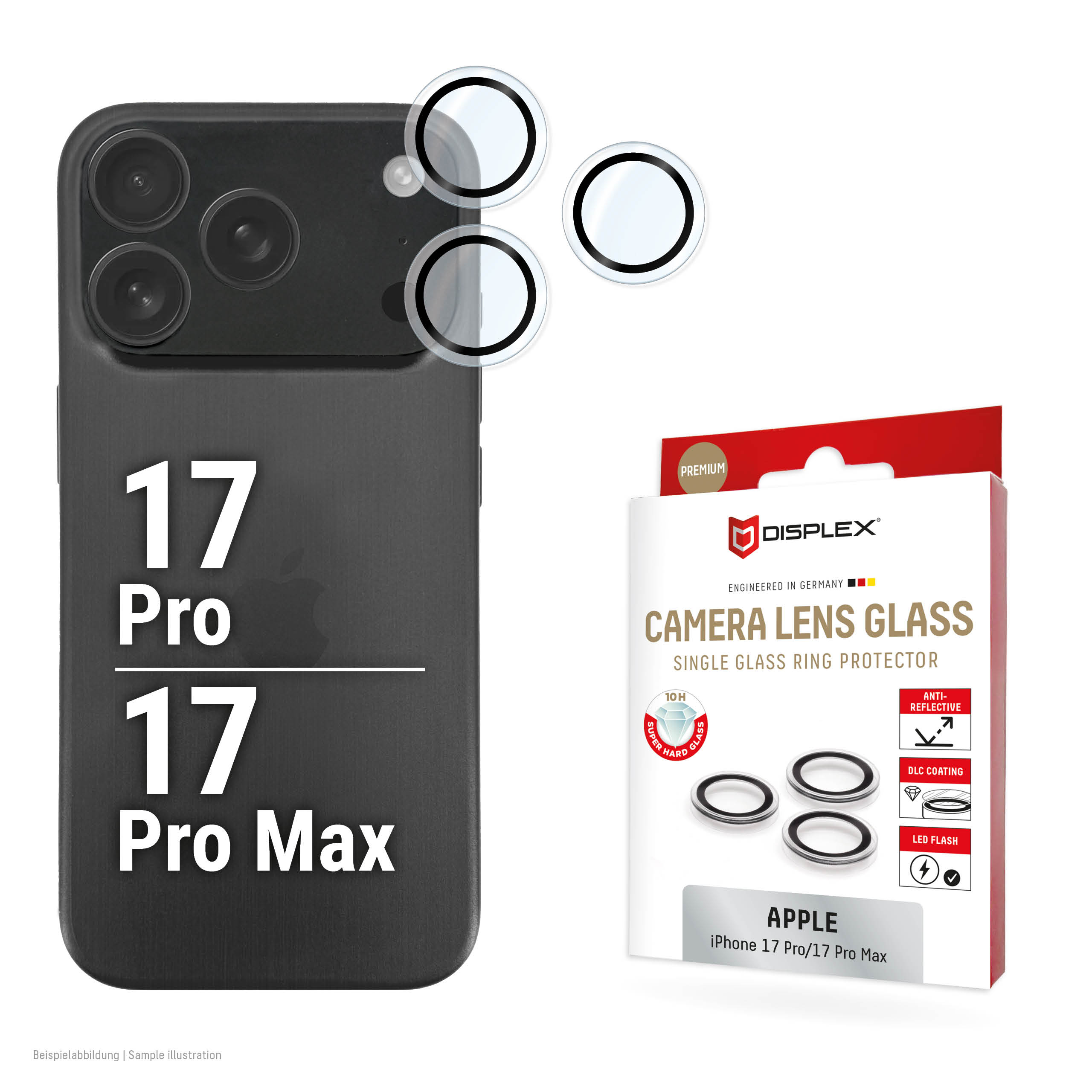 DISPLEX CAMGLASS SINGLE LENS IP 17 PRO/17 PRO MAX