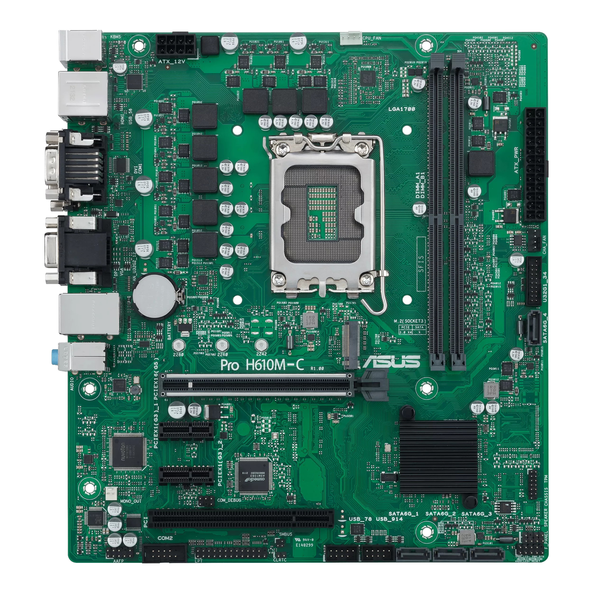 ASUS PRO H610M-C-CSM (INTEL,1700,DDR5,mATX)