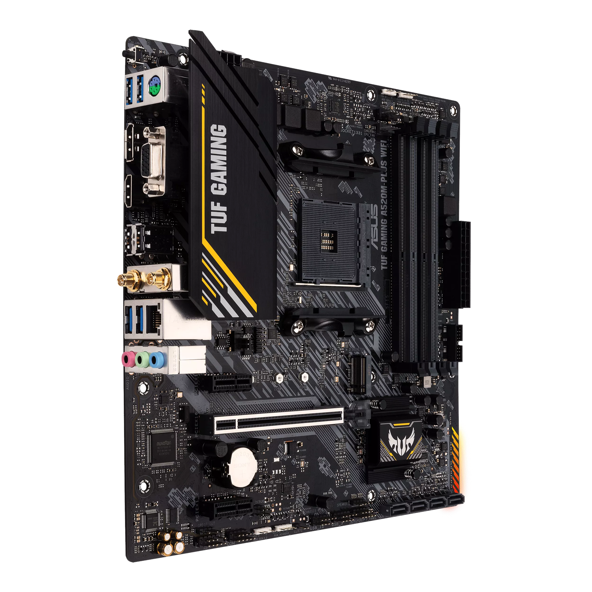 ASUS TUF GAMING A520M-PLUS WIFI (AMD,AM4,DDR4,mATX)