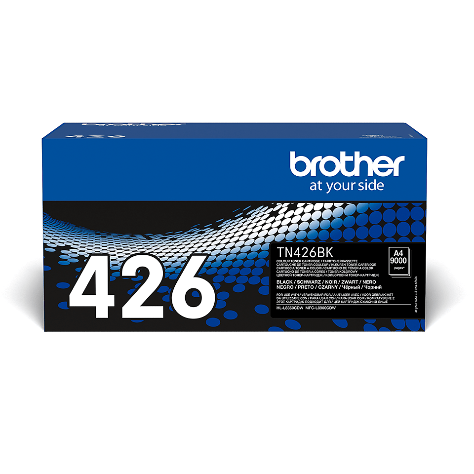 BROTHER TN-426BK Tonerkassette Schwarz Super Hohe Kapazität 9.000 seiten für Brother MFC-L8900CDW und HL-L8360CDW