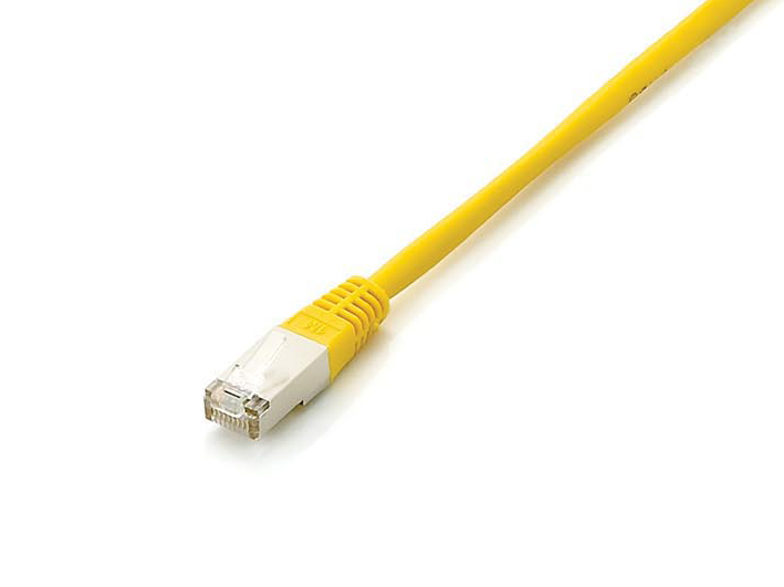Equip Patchkabel Cat6A Plat.S/FTP 2xRJ45 20.00m gelb LSZH Polybeutel