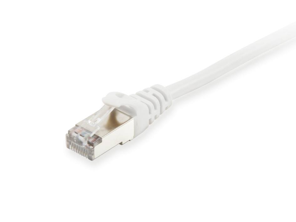 equip CU Patchkabel S/FTP 2xRJ45 Cat.6 250MHz weiß
