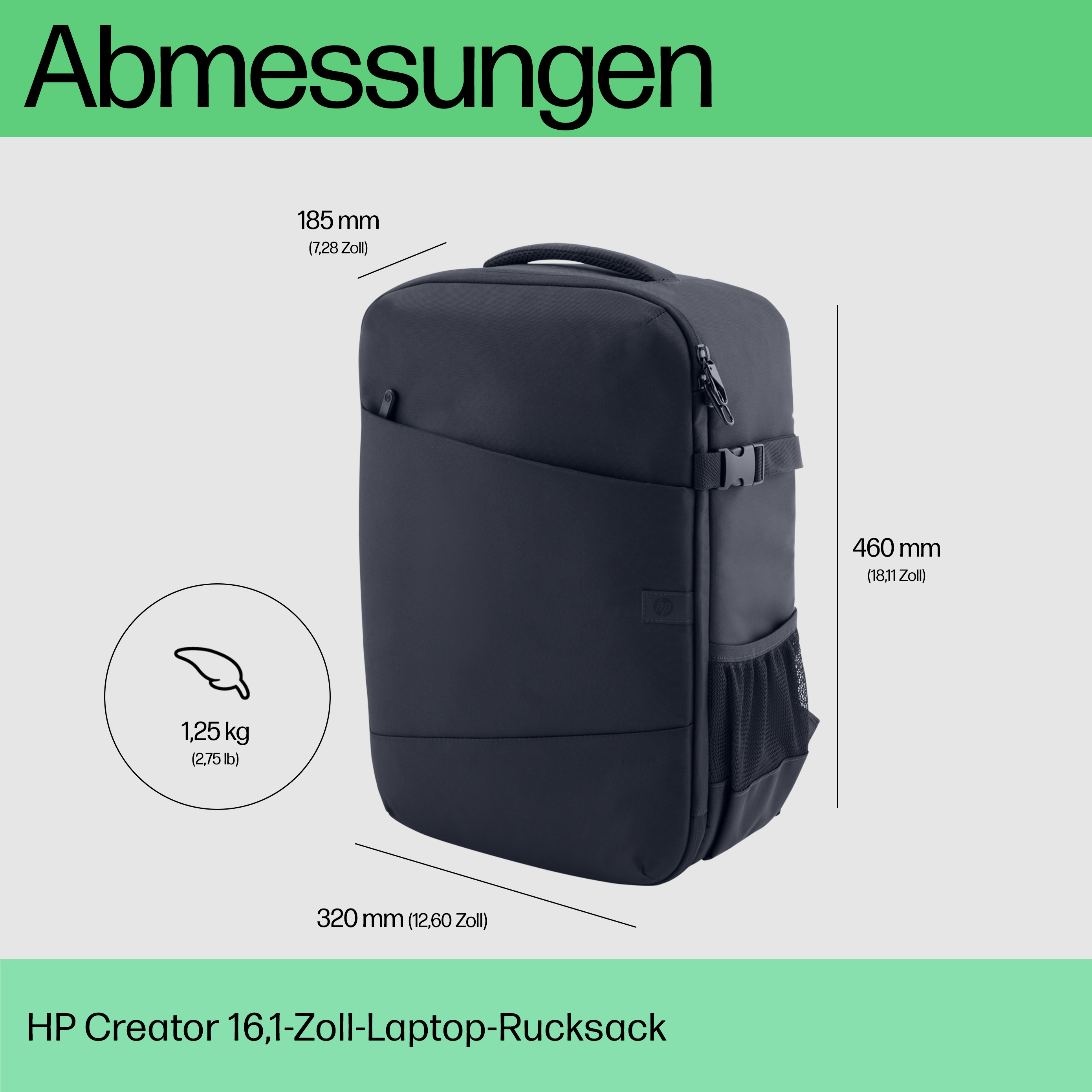 HP Creator 40,89cm 16,1Zoll Laptop Backpack (P)