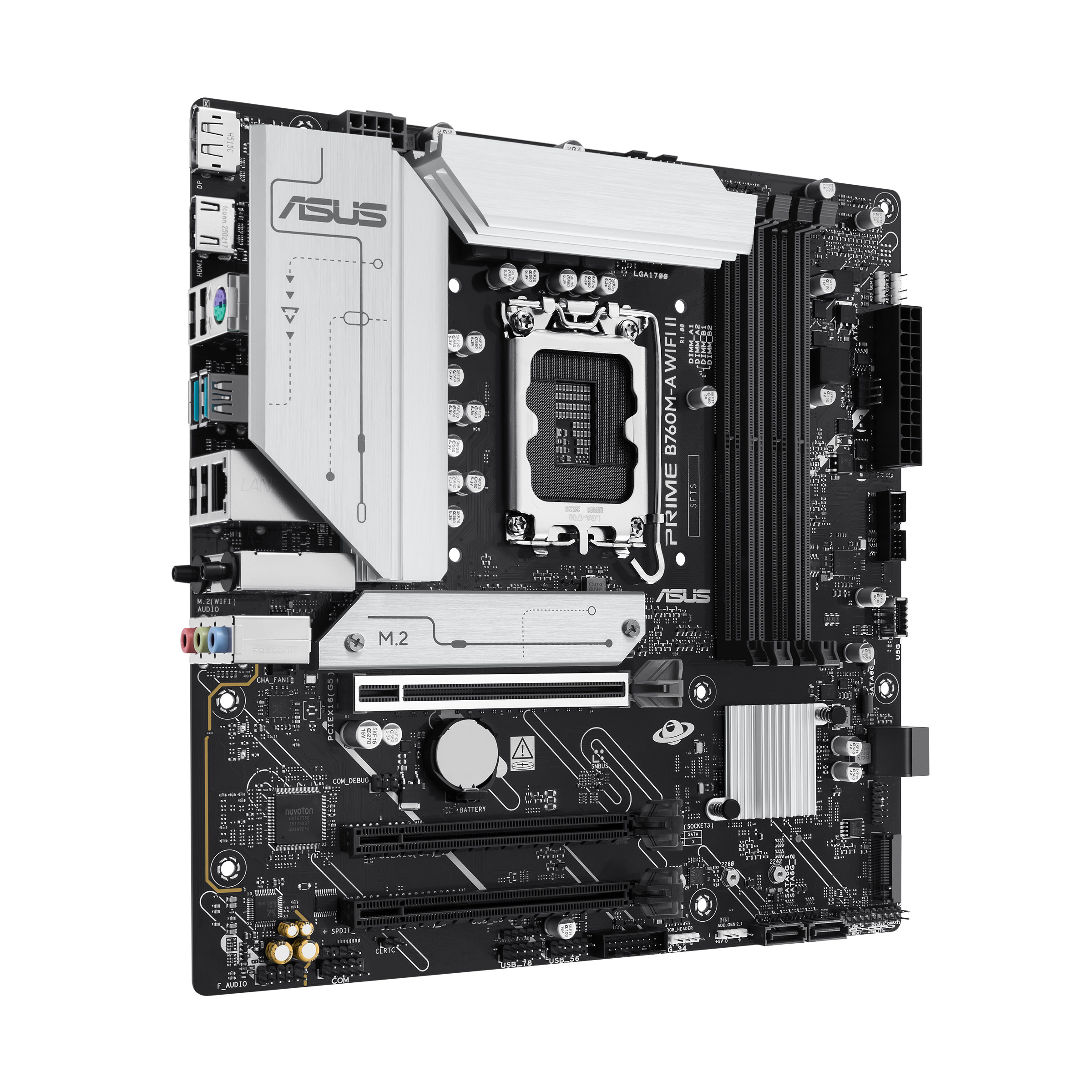 ASUS PRIME B760M-A WIFI II (INTEL,1700,DDR5,mATX)