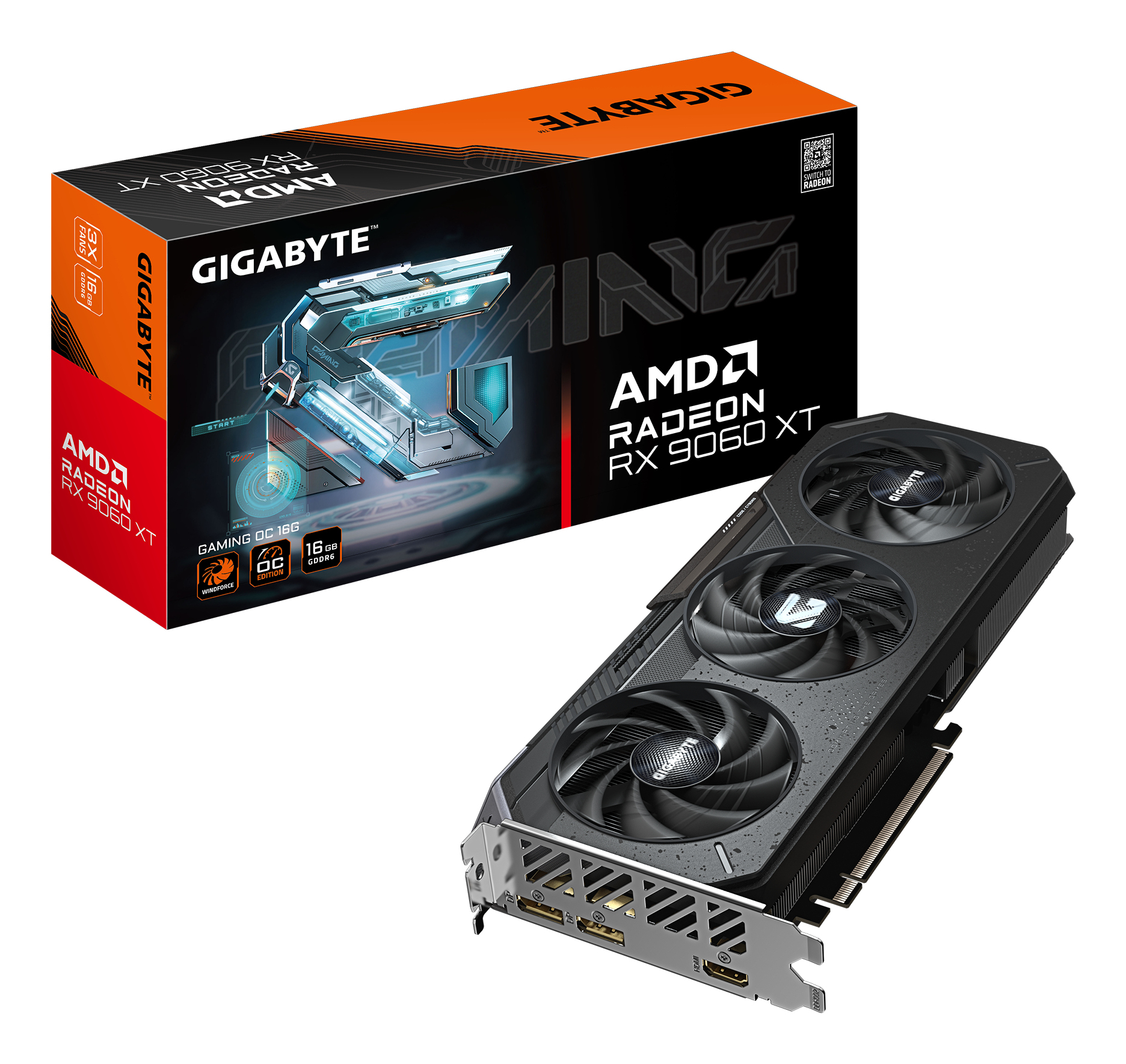 VGA Gigabyte Radeon RX 9060 XT GAMING 16GB OC