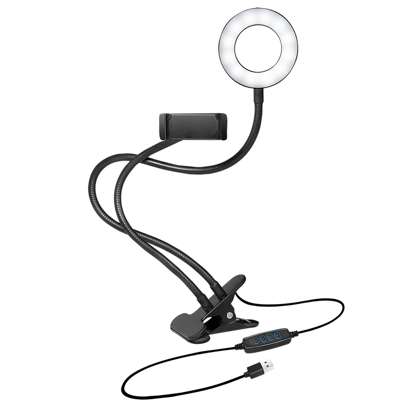 Logilink Smartphone-Ringlicht-Klemmhalterung, DM 8.5cm