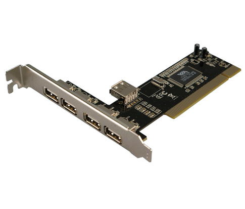 Logilink PCI Schnittstellenkarte USB 2.0 4+1x