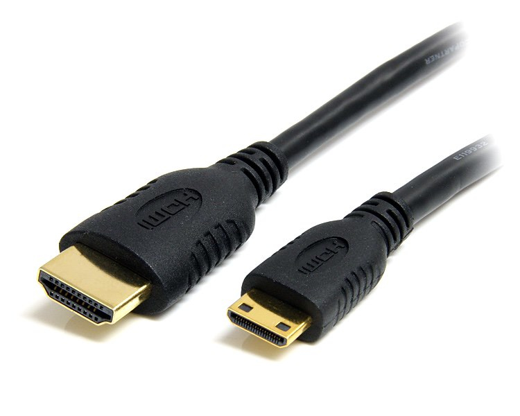 STARTECH.COM 1 m High Speed HDMI Cable with Ethernet - HDMI to HDMI Mini- M/M