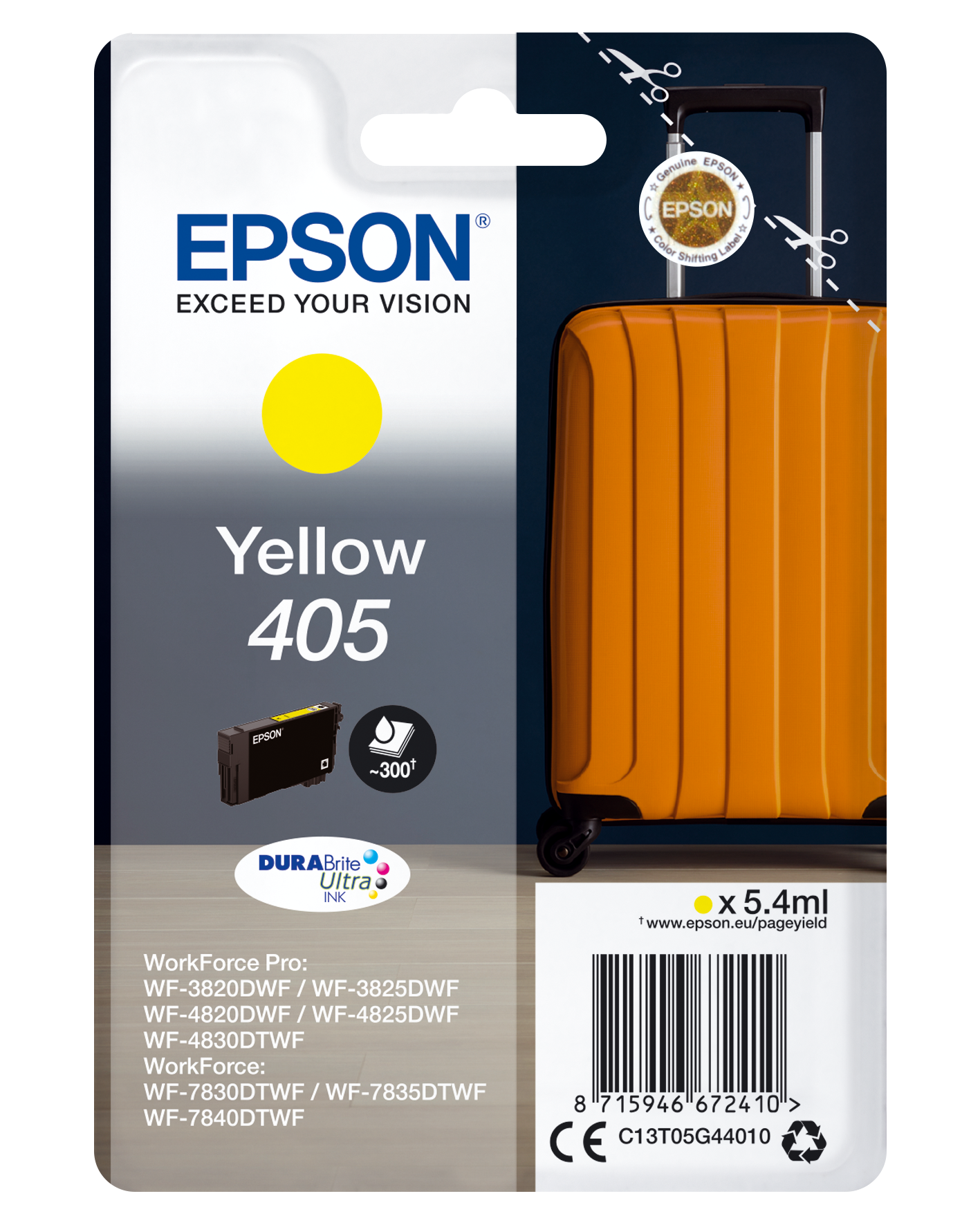 EPSON 405 / T05G4 (Koffer) gelb Druckerpatrone