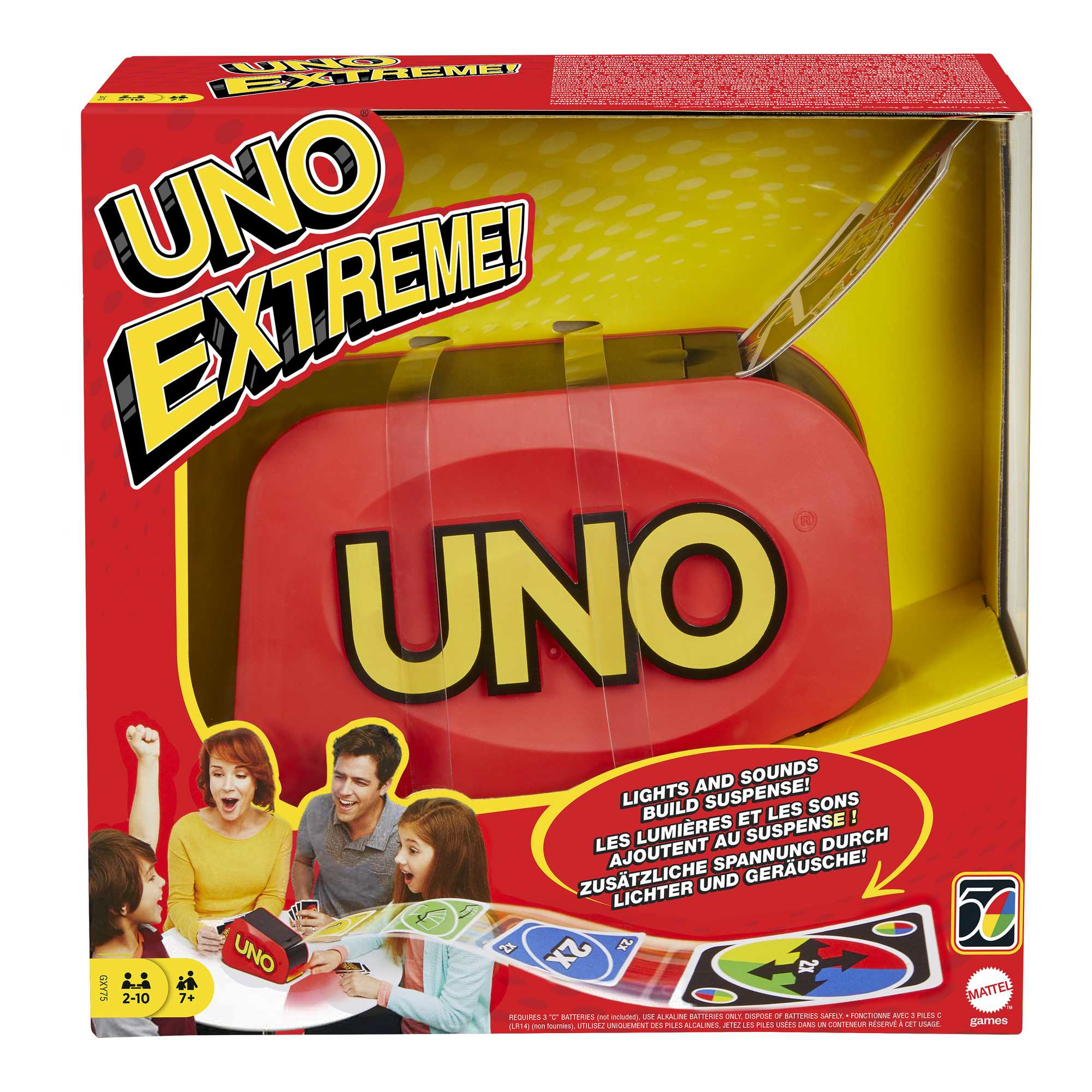 Mattel GAMES UNO Extreme Kartenspiel, 1 St.
