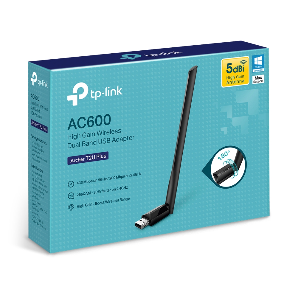 TP-Link WL-USB Archer T2U Plus (AC600)