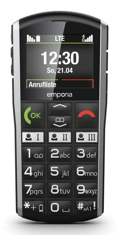 Emporia emporiaSIMPLICITY (V27), LTE/4G, (V3), Großtastenhandy, black