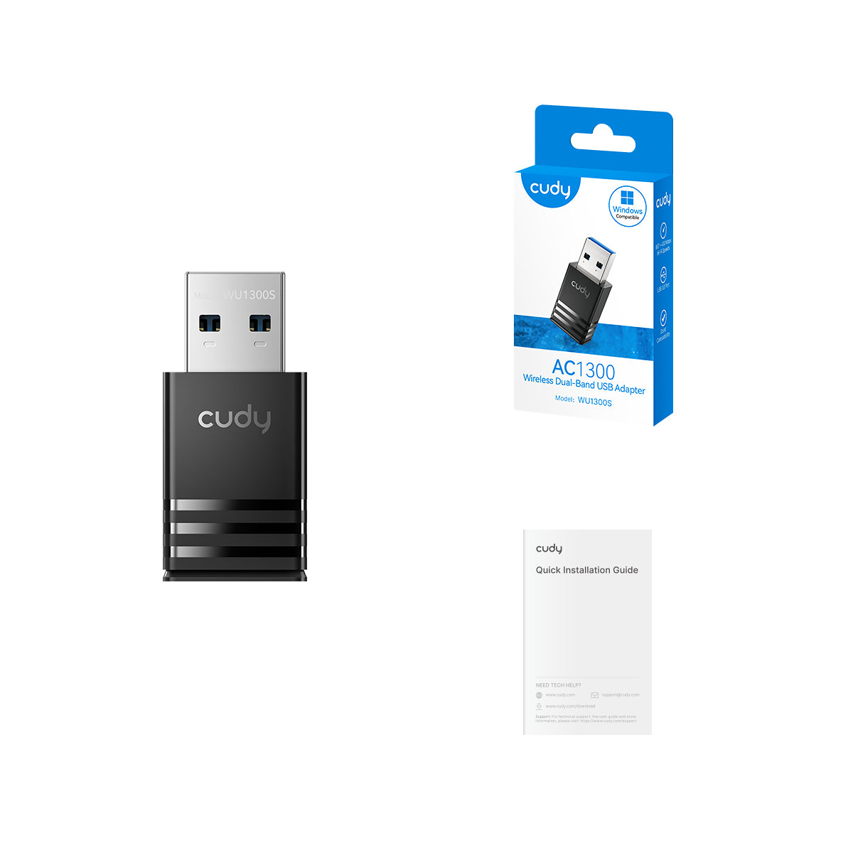 Cudy WU1300S Wi-Fi USB 3.0 Adapter