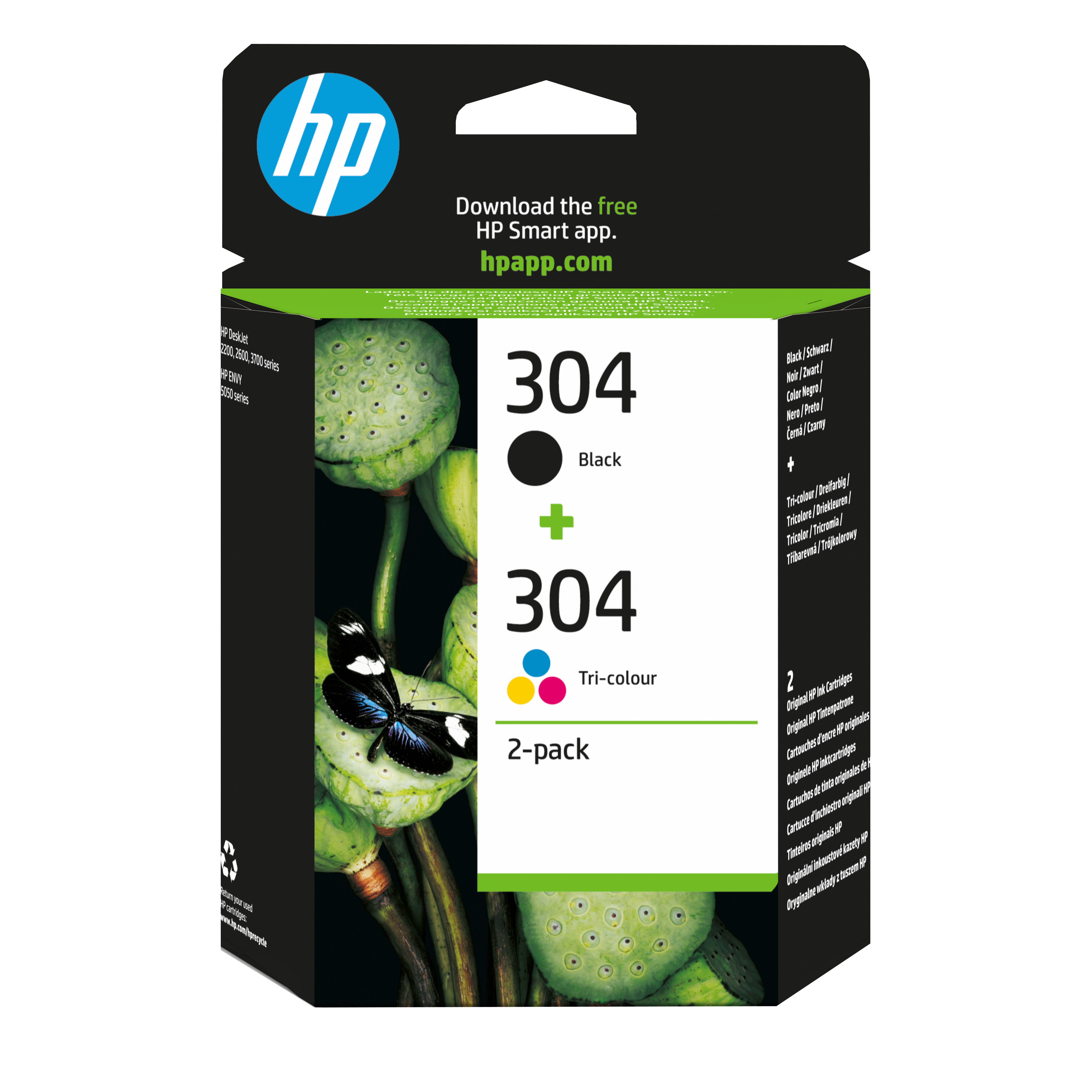 HP 304 Schwarz+Dreifarbig Tintenpatrone