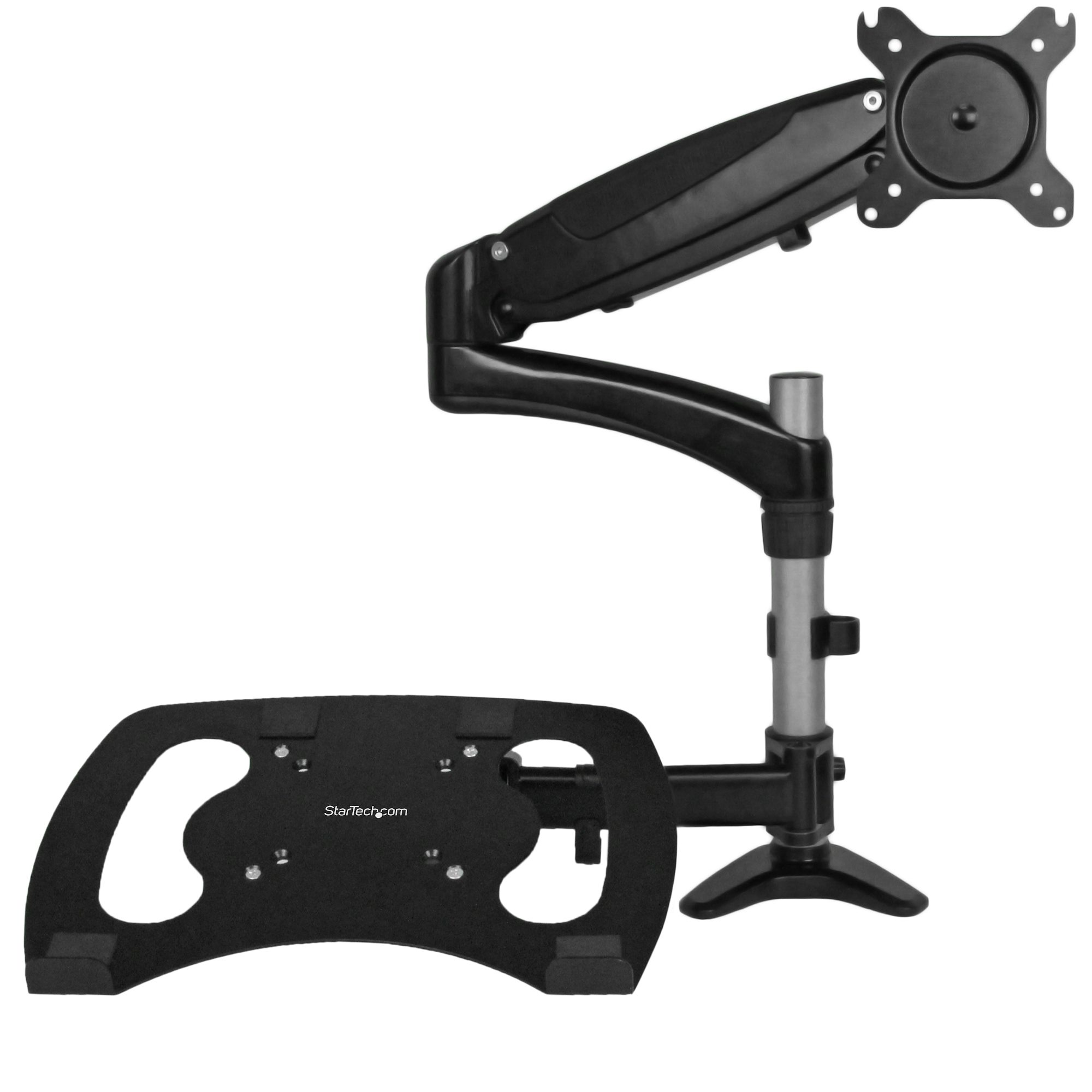StarTech.com Laptop und Monitorarm Vollbeweglich VESA bis zu 27 (8 kg) Aluminium Schwarz