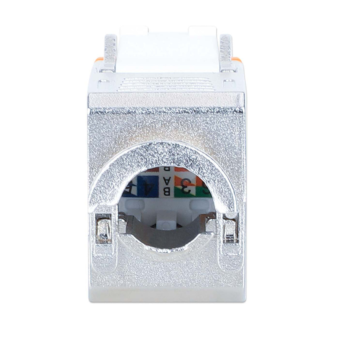 INTELLINET Cat6a 10G STP Keystone-Modul orange