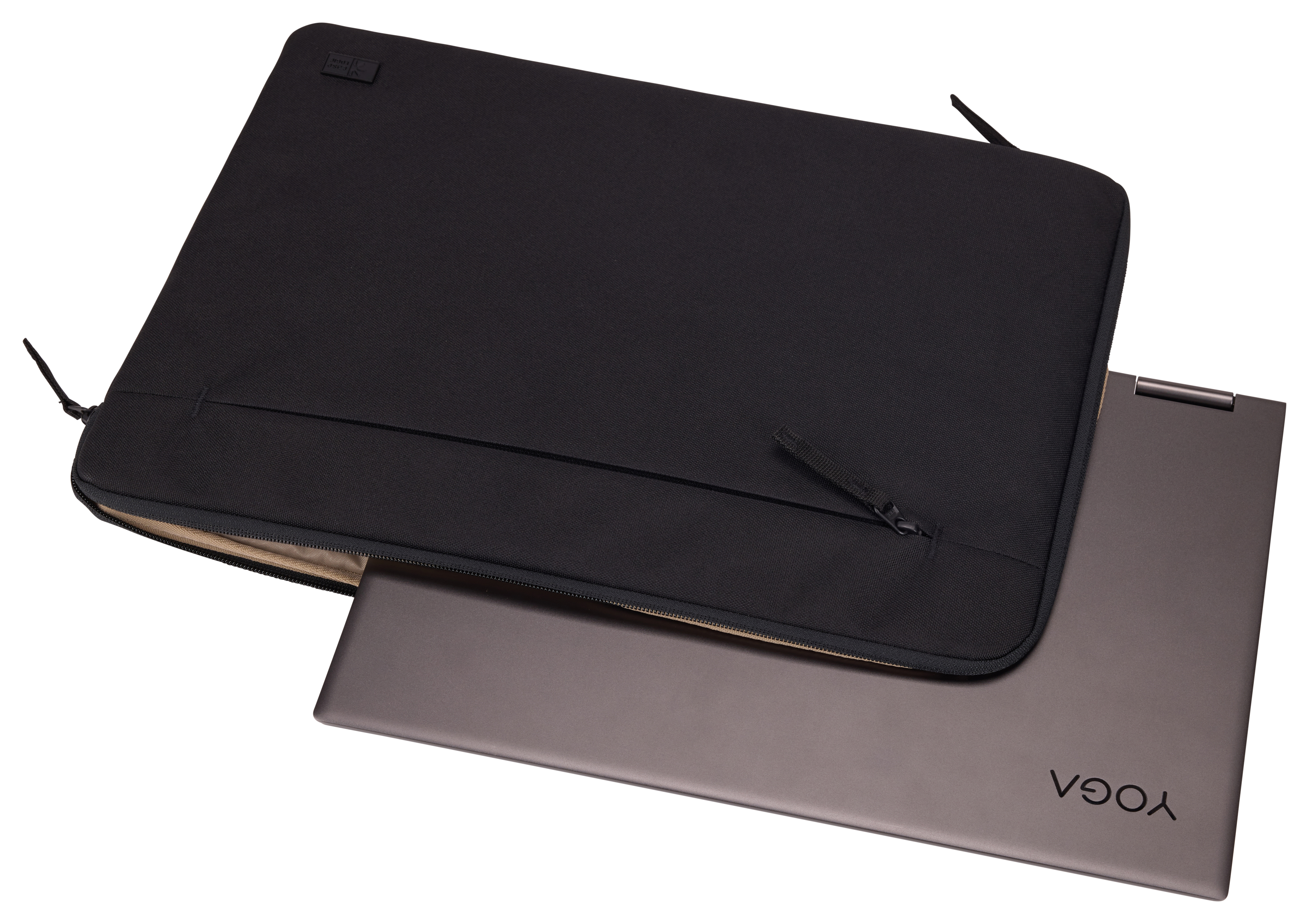 case LOGIC® Laptophülle Invigo Polyester schwarz bis 40,6 cm (16 Zoll)