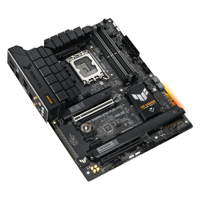 ASUS TUF GAMING B760-PLUS WIFI LGA 1700 4DDR5 ATX 4xSATA MB 1xHDMI 2.1 1xDP 1.4 3xM.2