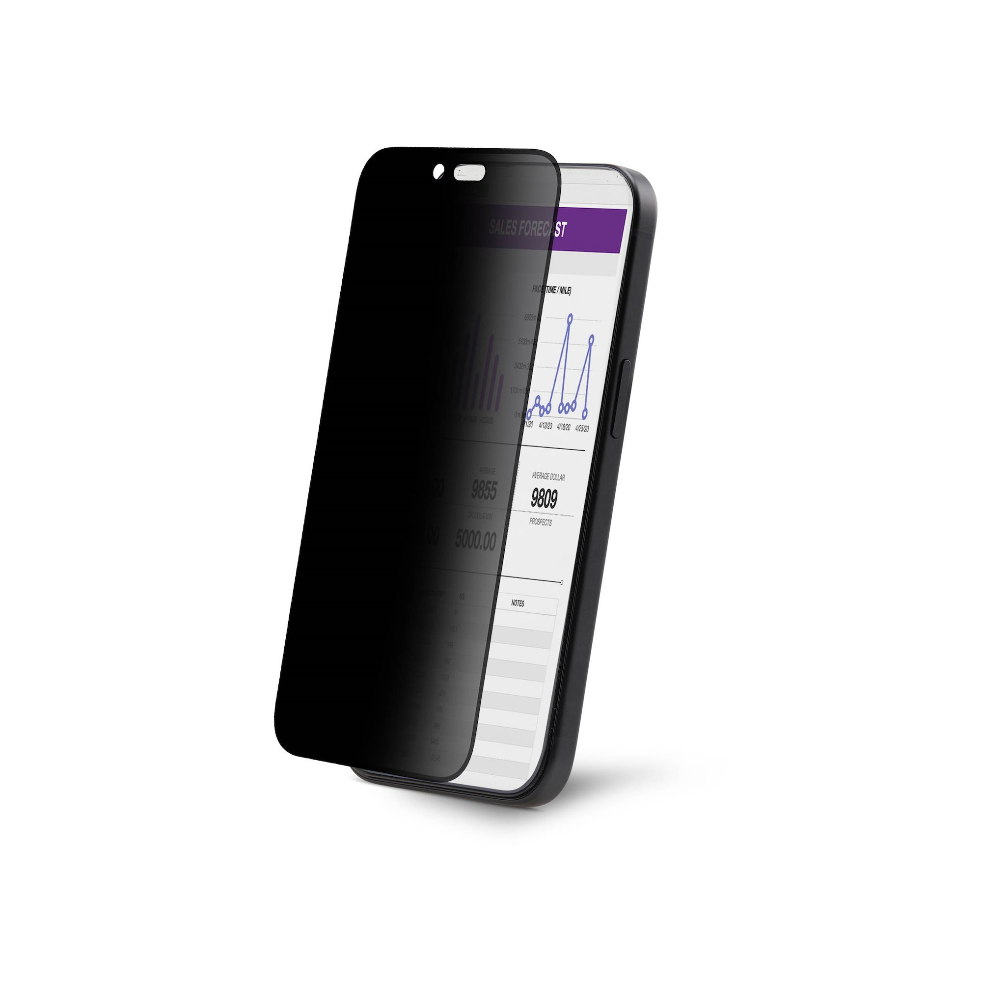 PRIVACY SCREEN FOR IPHONE 16 - TEMPERED GLASS PROTECTOR/FILTE