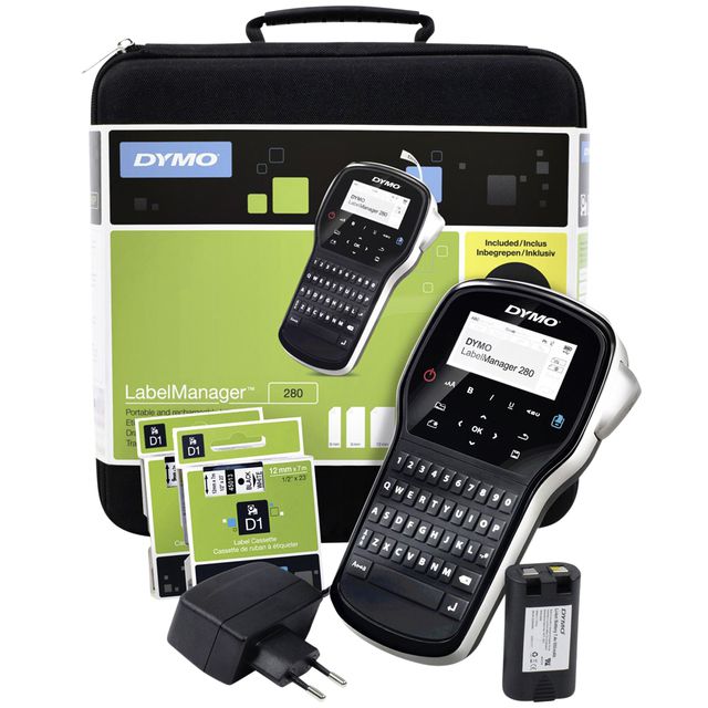 DYMO LabelManager 280 im praktischen Koffer(SoftCase)Qwerty