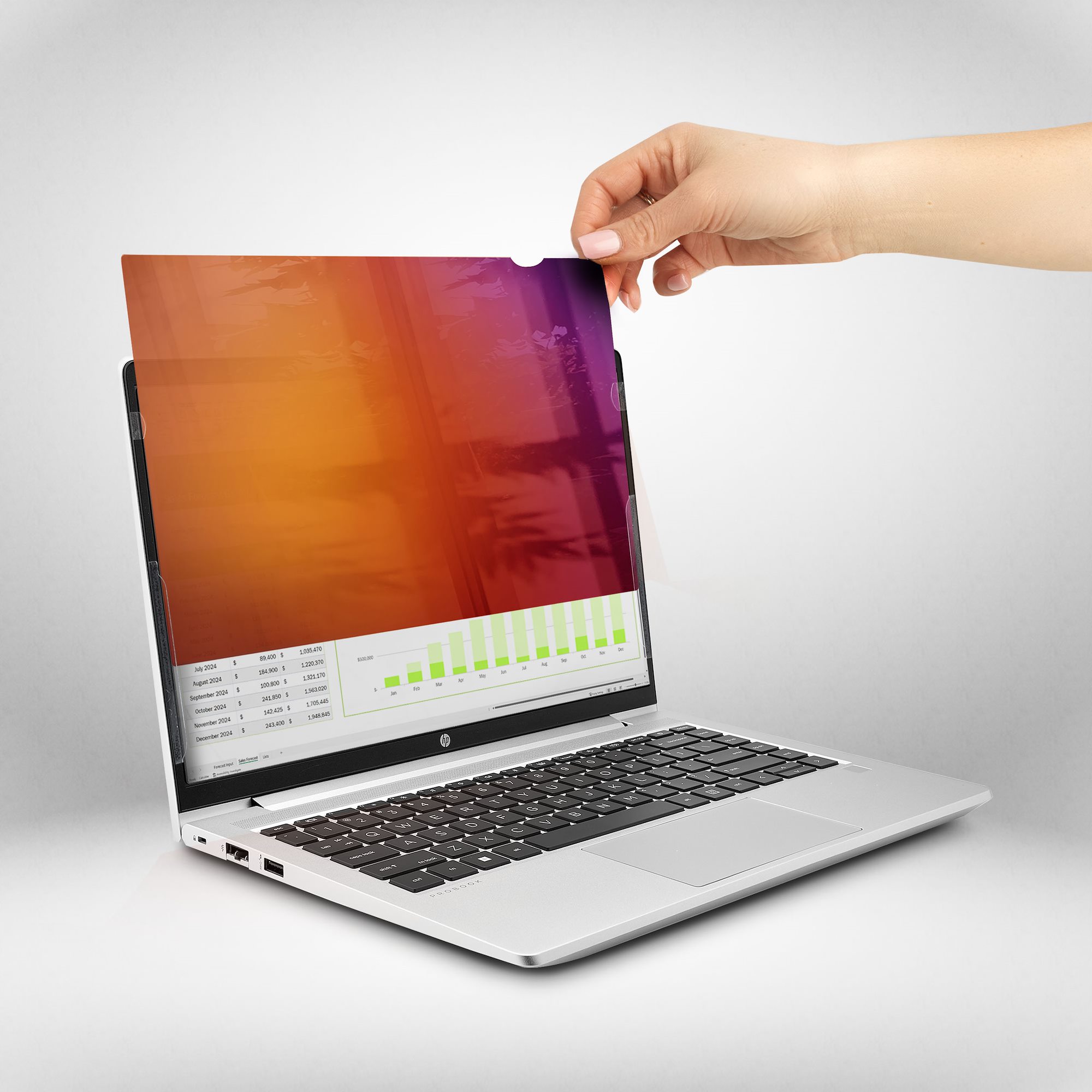 STARTECH.COM 39,62cm 15,6Zoll 16:9 Laptop Blickschutzfolie Doppelseitiger Laptop Goldfilter mit Erhöhtem Sichtschutz +/- 30 Grad