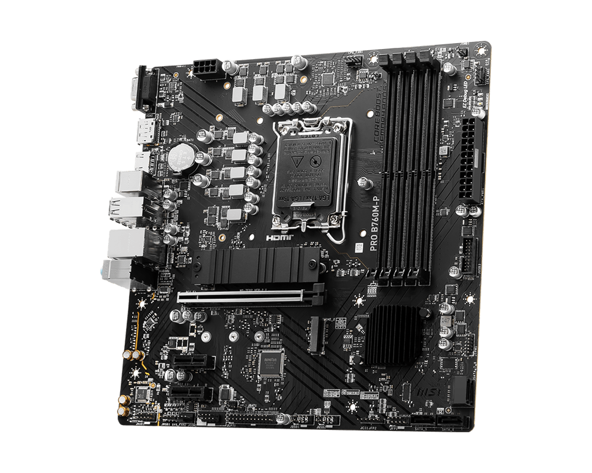 MSI PRO B760M-P LGA1700 mATX MB 4xDDR5 4xSATA 2xM.2