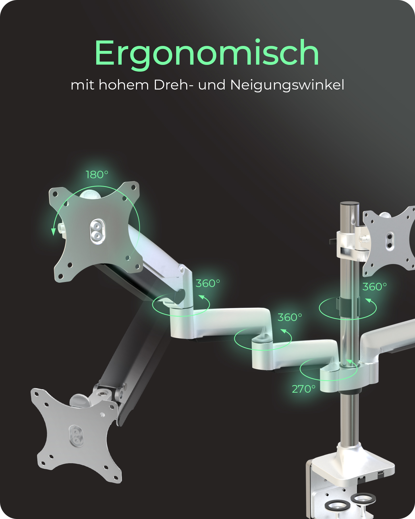 IB-MS505-TI, Monitorhalterung