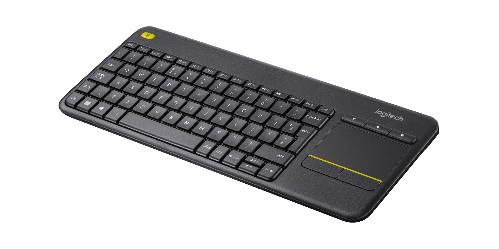 WIRELESS TOUCH KEYBOARD K400 PLUS BLACK