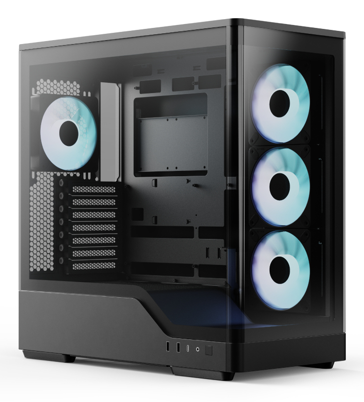 AeroCool Geh Midi P500A Black ACCS-P500A-001