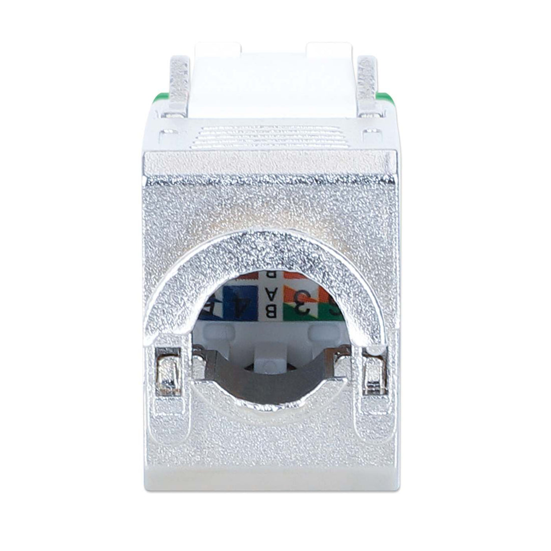INTELLINET Cat6a 10G STP Keystone-Modul grün