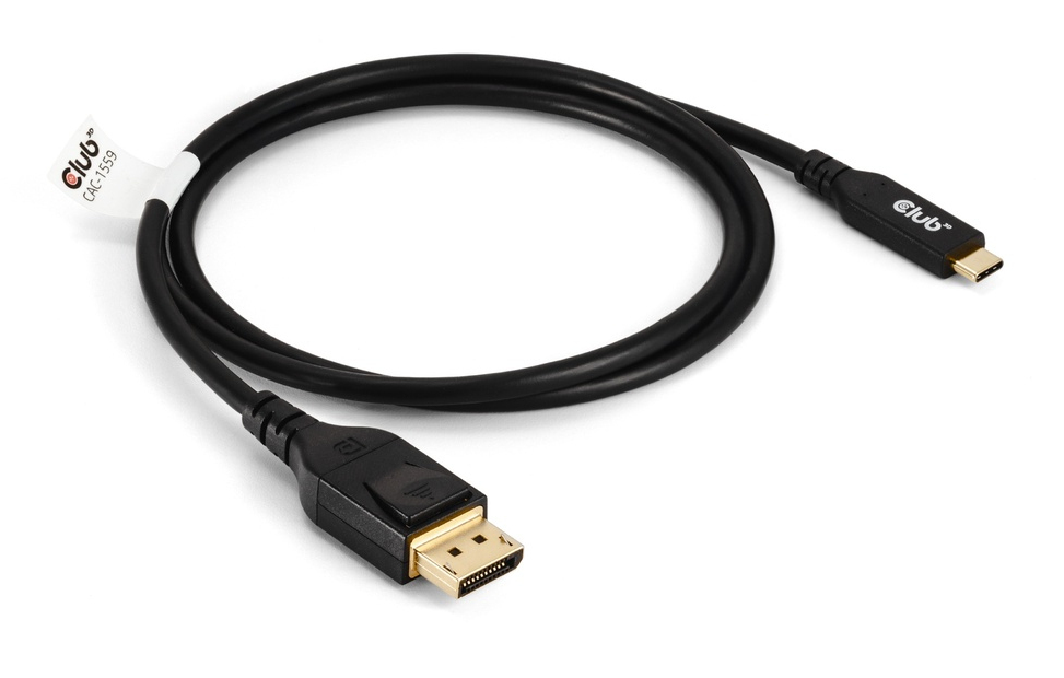 Club3D Kabel USB Typ C  DP 2.1 1m 10K60Hz St/St retail