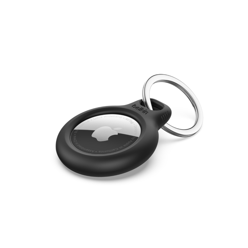 KEYRING FOR APPLE AIRTAG BLACK