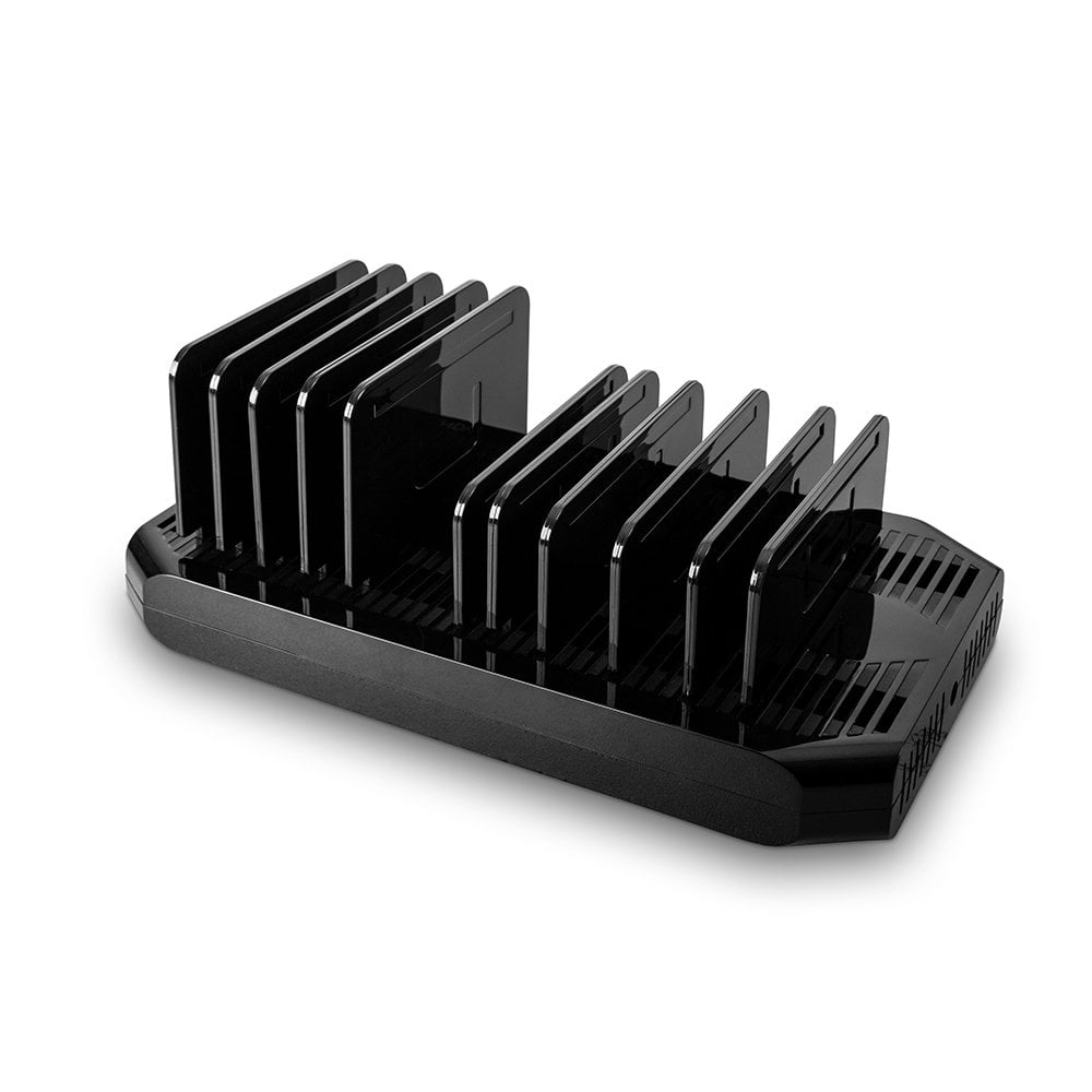 LINDY 10-Port USB-Ladestation 120W, 2xUSB-C 5V3A/8xUSB 2,4A