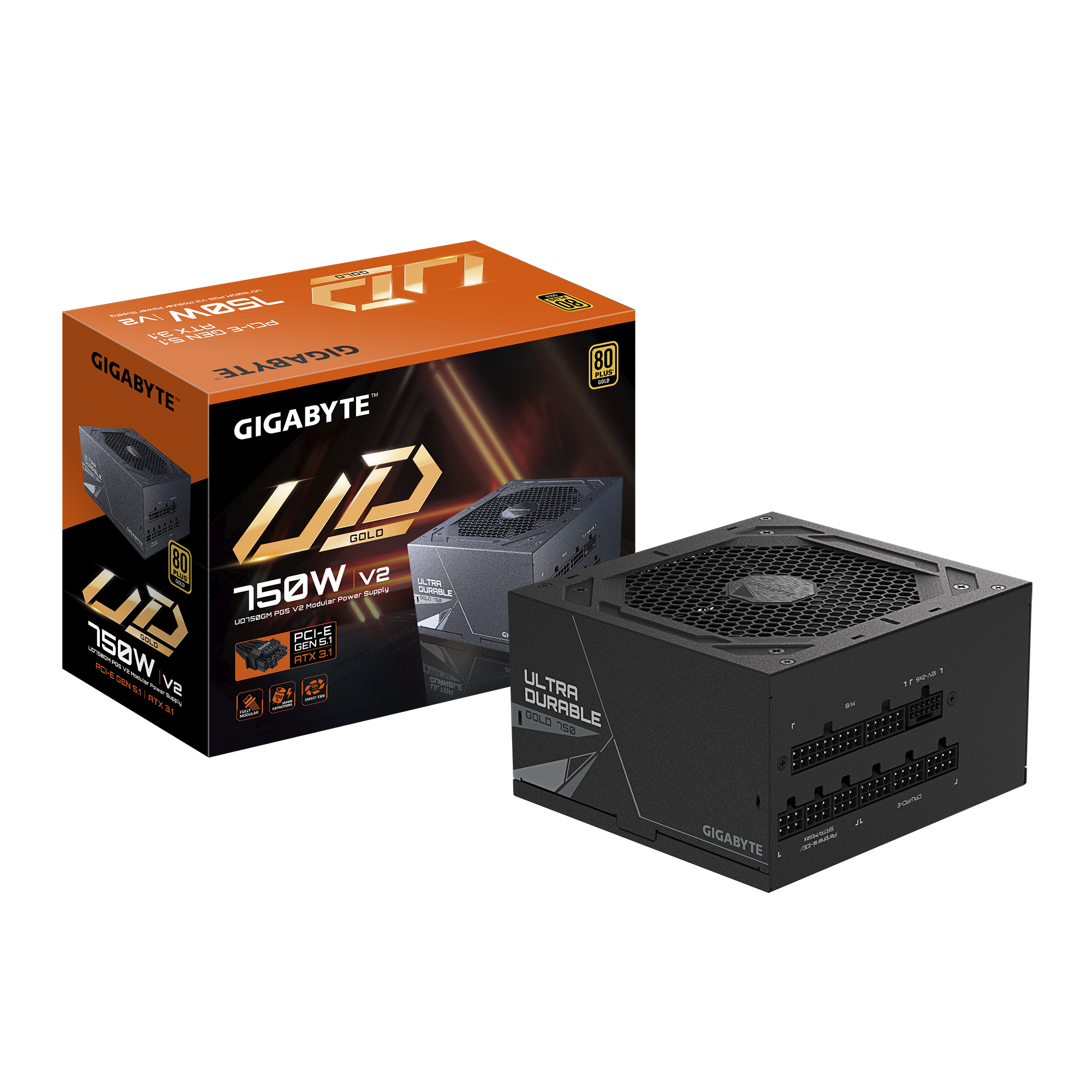 PC- Netzteil Gigabyte GP-UD750GM V2 PG5 750W Gold