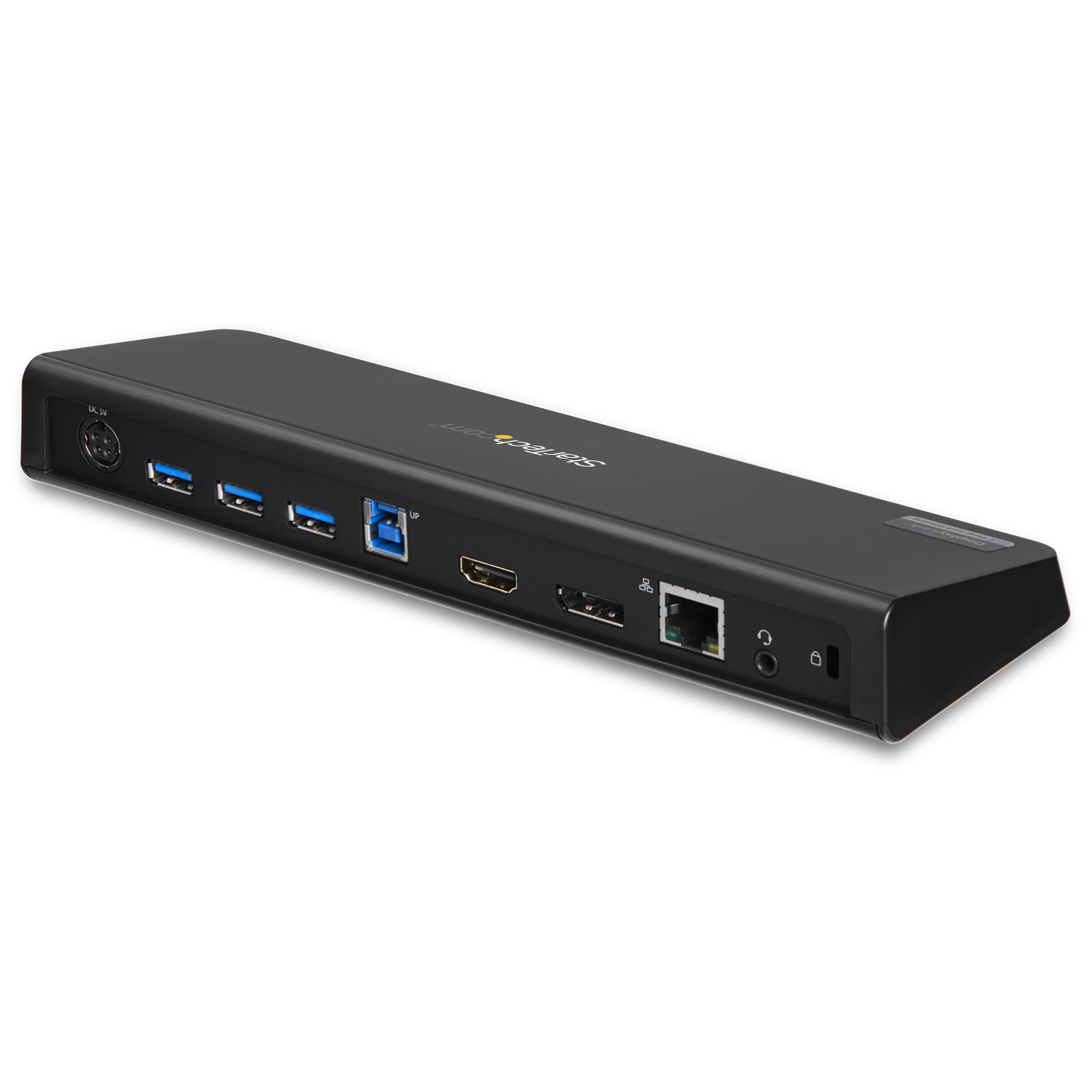 STARTECH.COM USB 3.0 Docking Station - 4K - HDMI / DisplayPort - with Fast Charge / Ethernet / Audio - Universal Docking Station