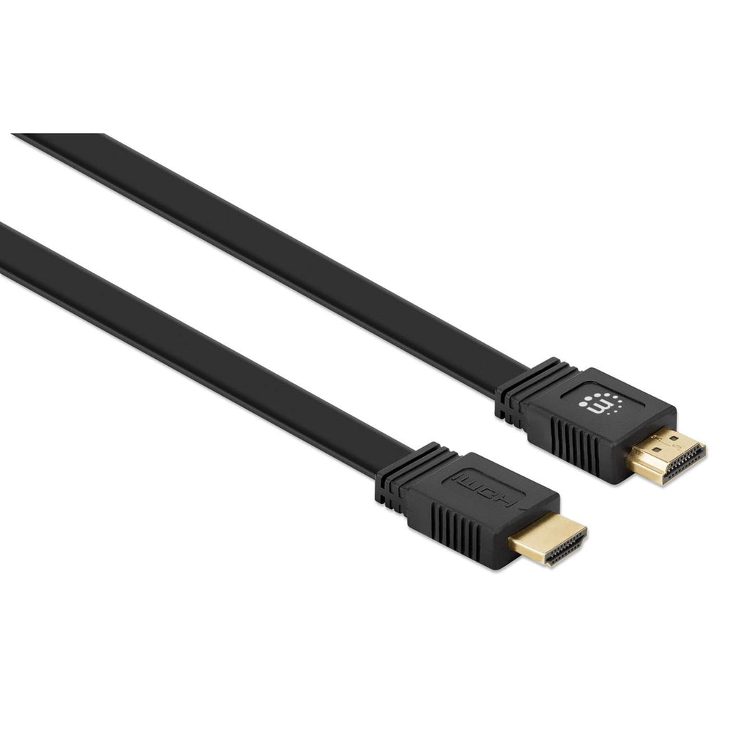 MANHATTAN flaches HDMI-Kabel mit Ethernet-Kanal 4K@60HZ 5m
