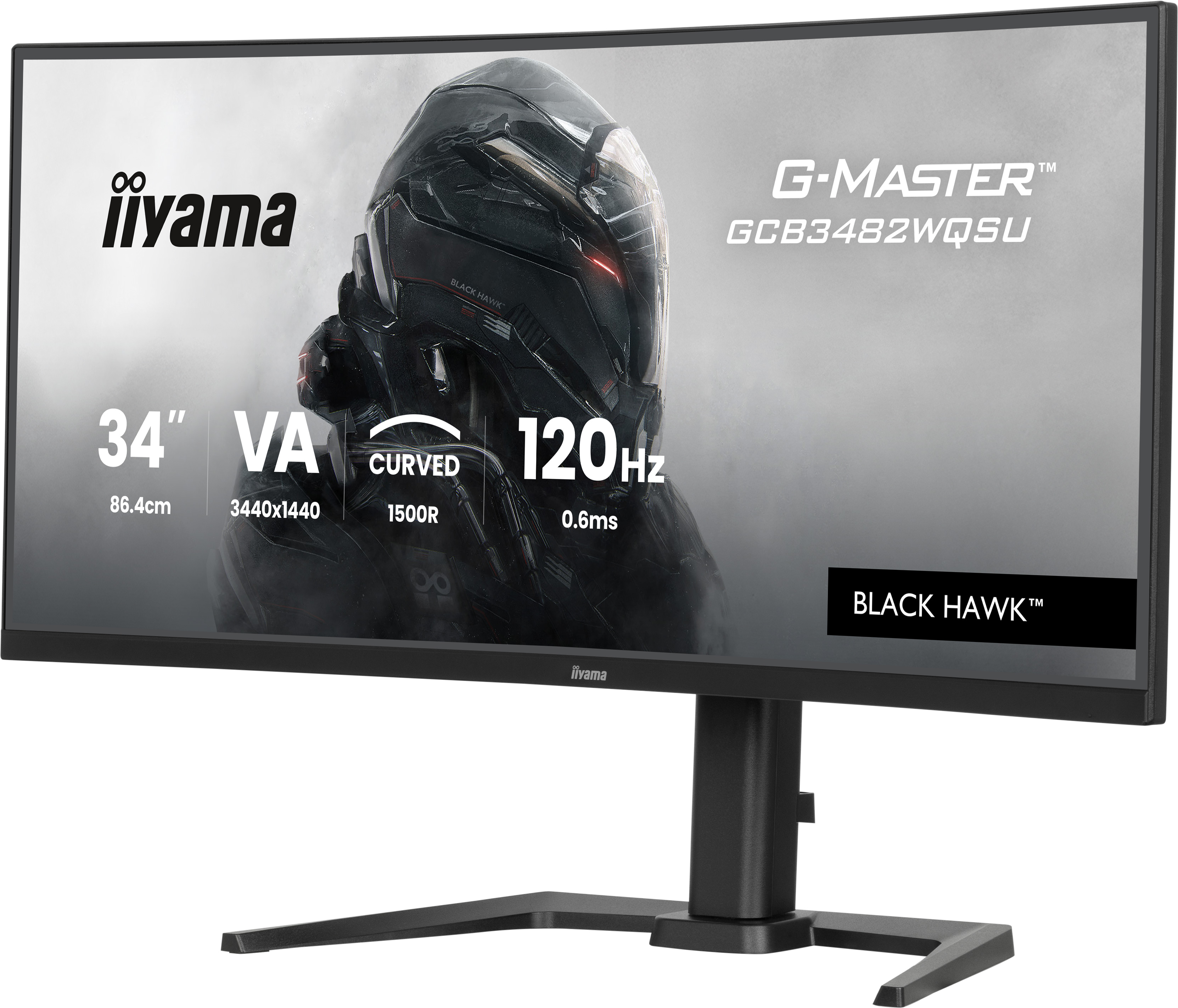 IIYAMA 86.4cm (34) GCB3482WQSU-B1 21:9 2xHDMi+DP+USB-C Curv