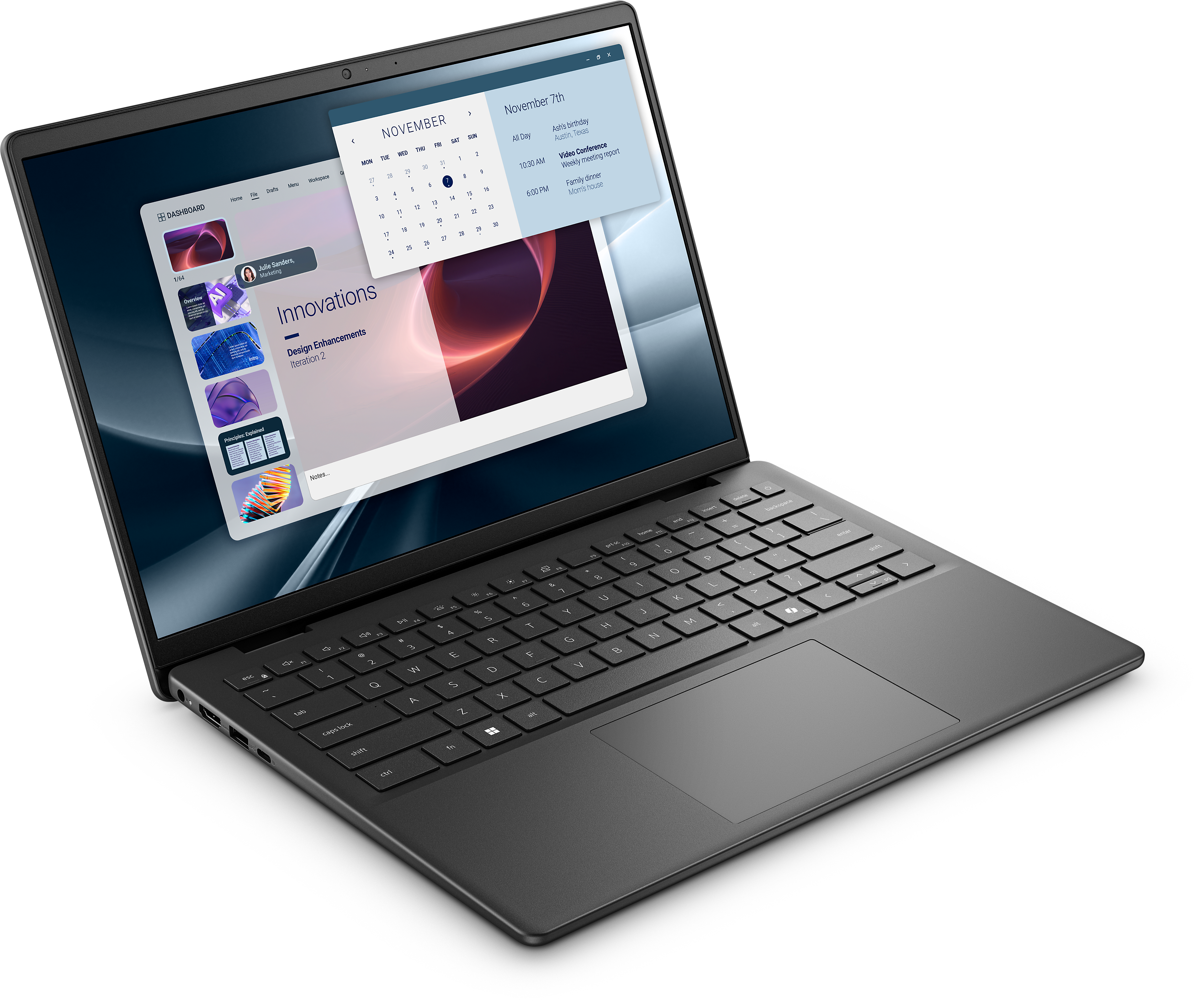 DELL Pro 14 Essential PV14255 AMD Ryzen 7 250 35,56cm 14Zoll FHD+ 16GB 512GB SSD AMD Radeon WLAN noAC noPCORD W11P 1Y Basic Onsite