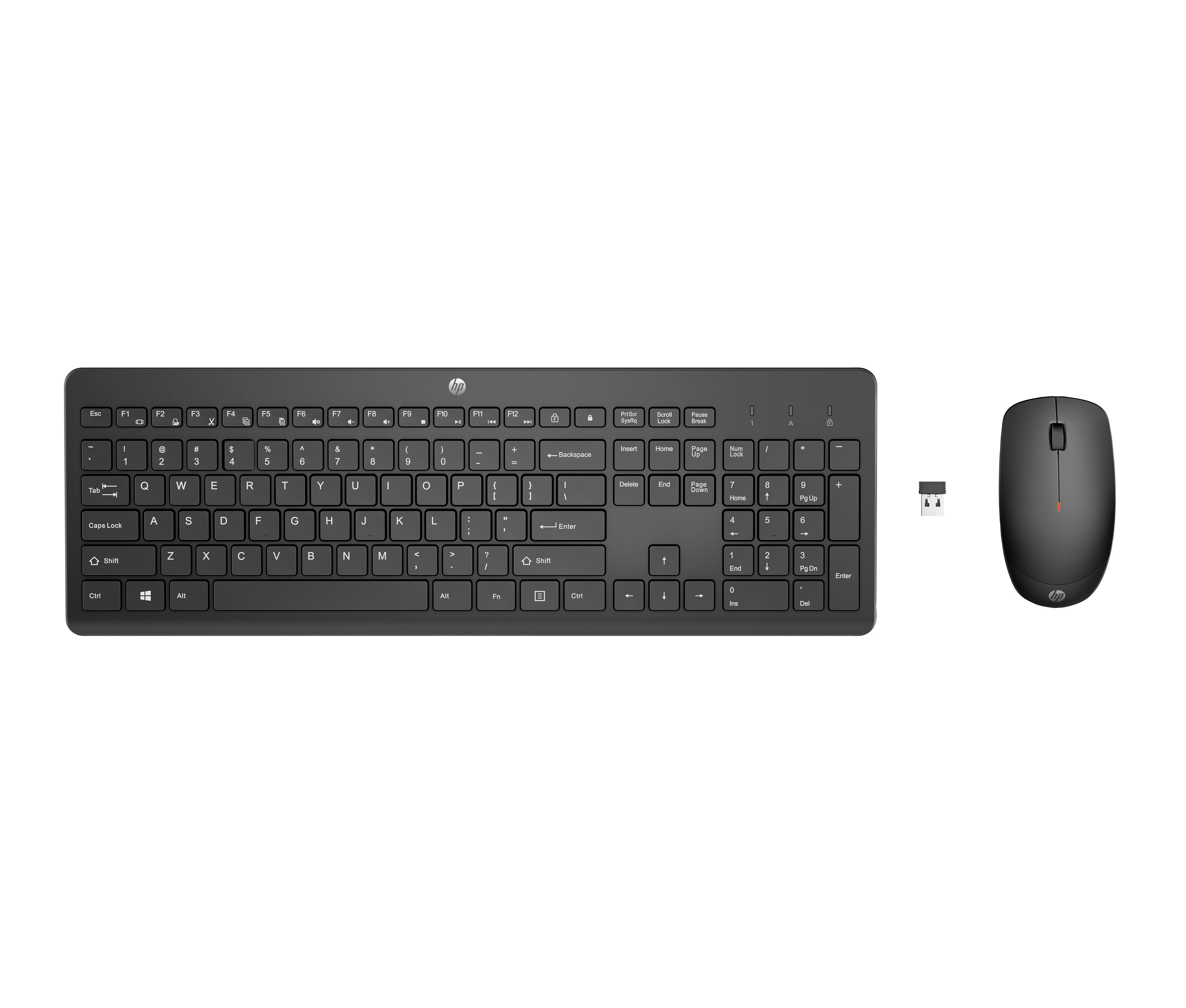 HP 230 Tastatur-Maus-Set kabellos schwarz