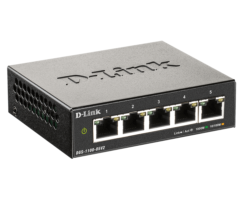 Switch D-Link DGS-1100-05V2/E 5*GE retail