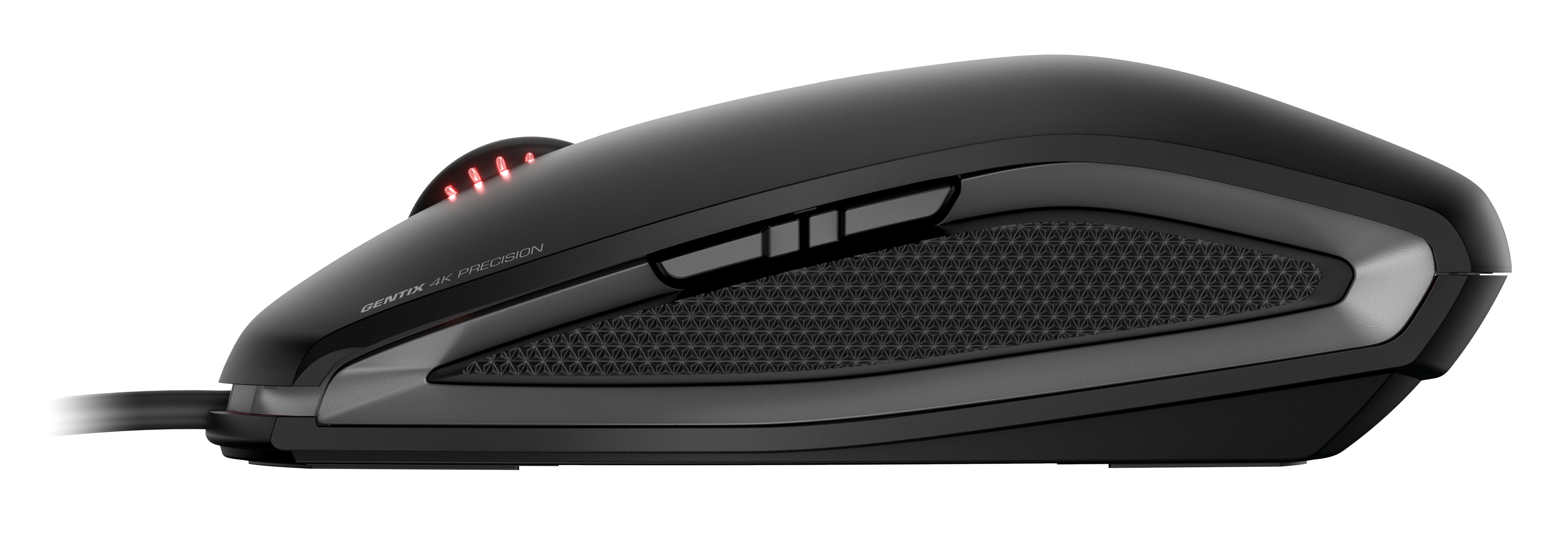CHERRY GENTIX 4K Maus kabelgebunden schwarz, grau