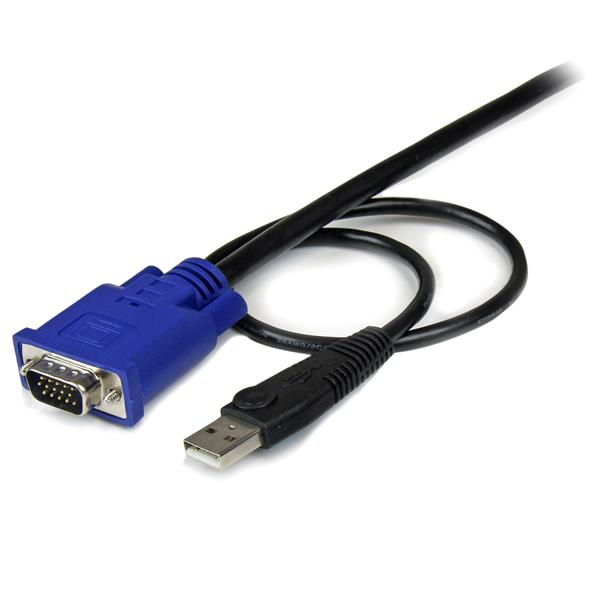 10FT USB 2-IN-1 KVM CABLE .