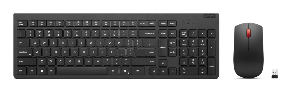 LENOVO Essential Wireless Combo Keyboard & Mouse Gen2 Black-German