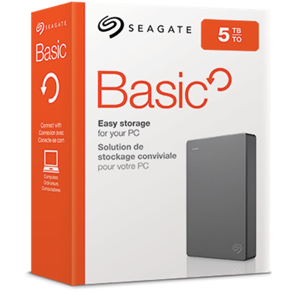 SEAGATE Basic Portable Drive 5TB HDD USB3.0 RTL